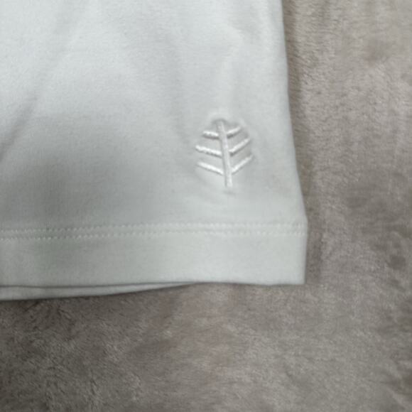 COOLIBAR White Monterey Summer Capris Bamboo Stretch Knit UPF 50+ Size L - Picture 5 of 8